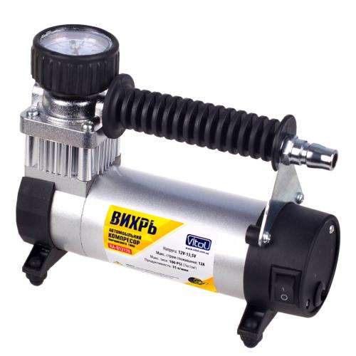Компресор "Вихор" КА-В12170 100psi/12Amp/35л/прикур.+перехідник/шланг 2,0м (КА-В12170)