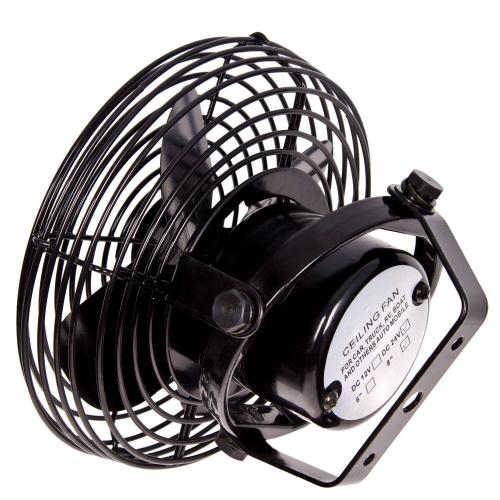Вентилятор 8" ВН.24.821/HF-321 24V (полн. метал. груз/бусов) (HF-321-24)