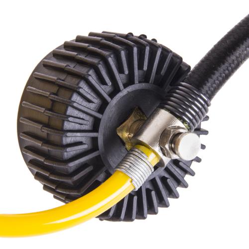 Компрессор "Торнадо" КА-Т12191 150psi/28Amp/90л/клеммы/фонарь/шланг 7,5м с дефлятором/2 цилиндра (КА-Т12191)