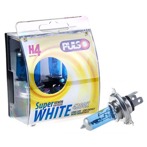 Лампы PULSO/галогенные H4/P43T 24v75/70w super white/plastic box (LP-42471)