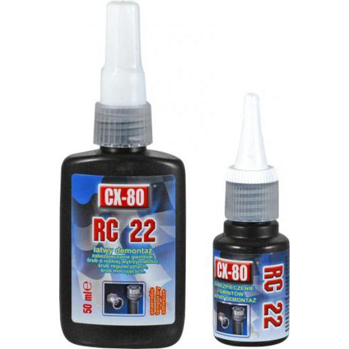 Фиксатор резьбовых соединений CX-80/50ml/RC22 (RC22/50ml)