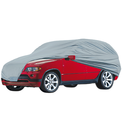 Тент автом. JC13402 XL на джип/минивен серый с подкладкой PEVA+non PP Cotton 482х196х145 к.з. (JC13402 XL)