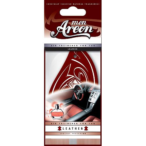 Освежитель воздуха AREON сухой листик "Mon" Leather/Кожа (MA03)