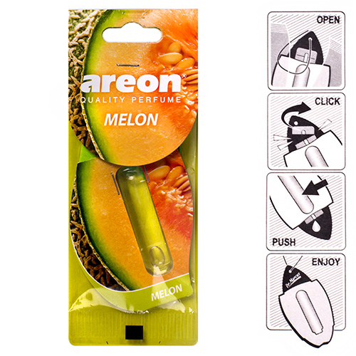 Освежитель воздуха жидкий листик AREON "LIQUID" Melon 5ml (LR12)