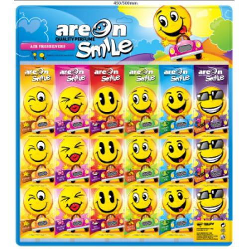 Освіжувач повітря AREON сухий лист Smile Dry MIX на планшеті (SMILE MIX)