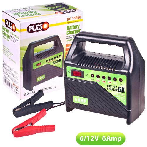 Зарядное устройство PULSO BC-15860 6-12V/6A/15-80AHR/(BC-15860)