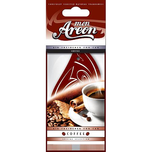 Освежитель воздуха AREON сухой листик "Mon" Coffee/Кофе (MA25)