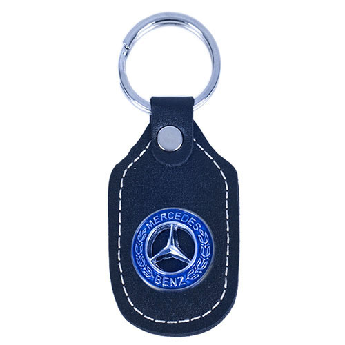 Брелок кожаный простой MERCEDES (кожаный простой MR)