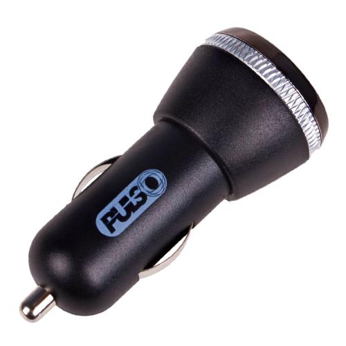 Автомобильное зарядное устройство PULSO C-2402BK 2USB (12/24V - 5V 2,4A) (C-2402BK)