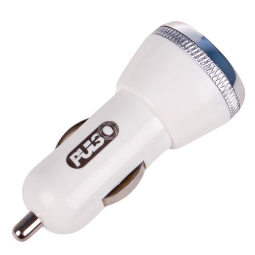 Автомобільний зарядний пристрій PULSO C-2402W 2USB (12/24V - 5V 2,4A) (C-2402W)