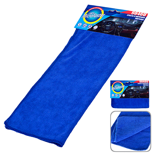 Салфетка микрофибра 9846U универс. 40х30см/синяя (9846U)