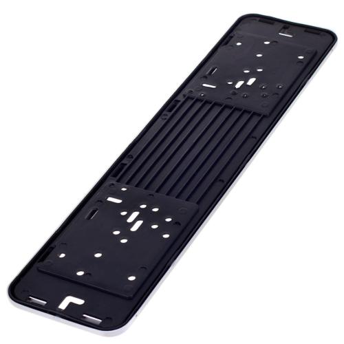 Рамка номера нерж. РН-90050 белая (РН-90050)