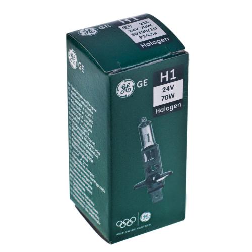Лампа GE галогенная Н1 / 70W P14.5S / 24V (23793)