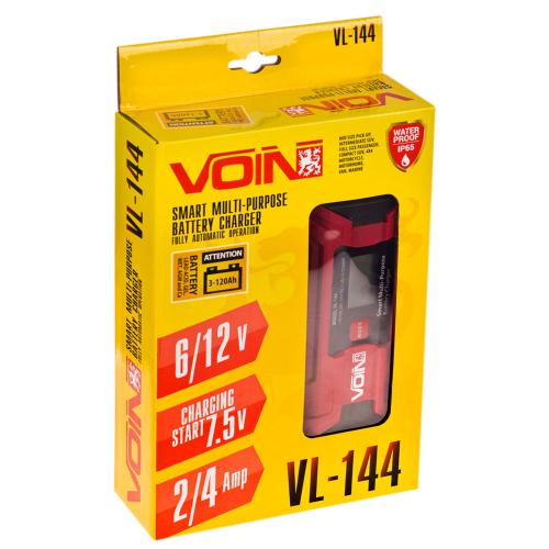 Зарядное устройство импульсное для AMG/GEL/SLA 6-12V/ 120AHR/LCD/VOIN (VL-144)