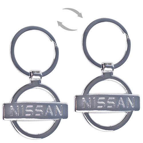 Брелок металевий дешевий NISSAN (CN) (Метал деш. NS)