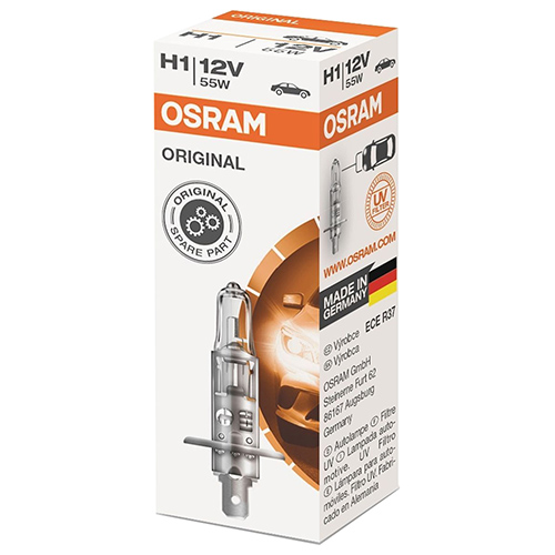 Автолампа OSRAM original H1 12V 55W (64150-01B)