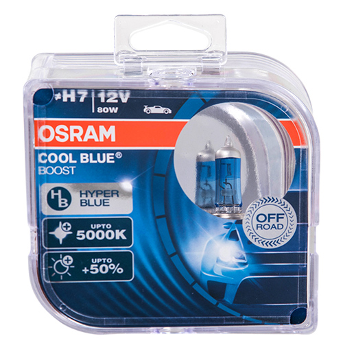Автолампа OSRAM Cool Blue Boost +50% H7 12V 80W PX26d (62210CBB-HCB BOX)