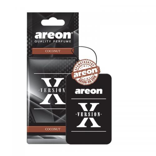 Освежитель воздуха AREON Х листик с тестером Сoconut (AXV04)