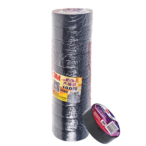 Изолента Черная 3М (17мм*18,3м*0,12мм) 3М 1200 (BLACK)