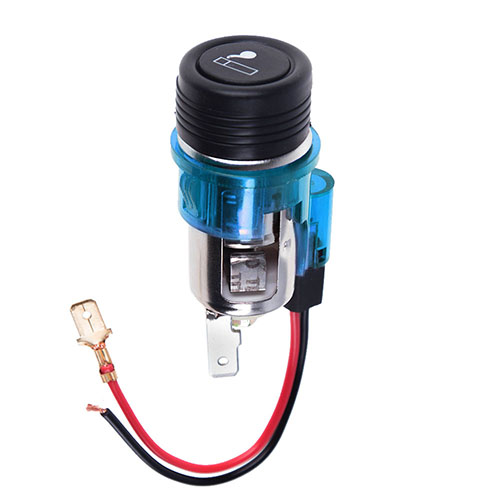 Прикуриватель с подсветкой в планку 24V BLUE (10229 24V BLUE)