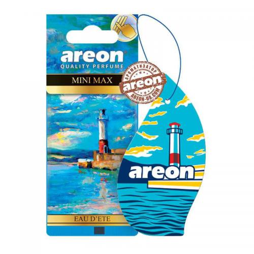 Освежитель воздуха AREON сухой листик "MINI MAX " Eau D’ete/Парфюм (AMM03)