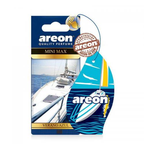 Освіжувач воздуха AREON сухой листик "MINI MAX "/Верано Азул (AMM01)