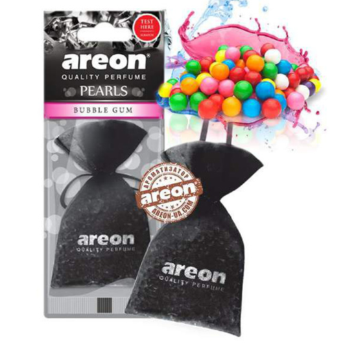 Освежитель воздуха AREON мешочек с гранулами Bubble Gum черный (ABP03)