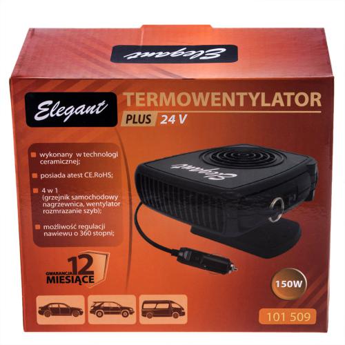 Тепловентилятор EL 101 509 150W обогревобдув 3м кабель 24V (EL 101 509)
