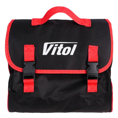 Компрессор "ViTOL" К-72 150psi/23Amp/90л/2 цилиндра/шланг 5,0м/клеммное подключение