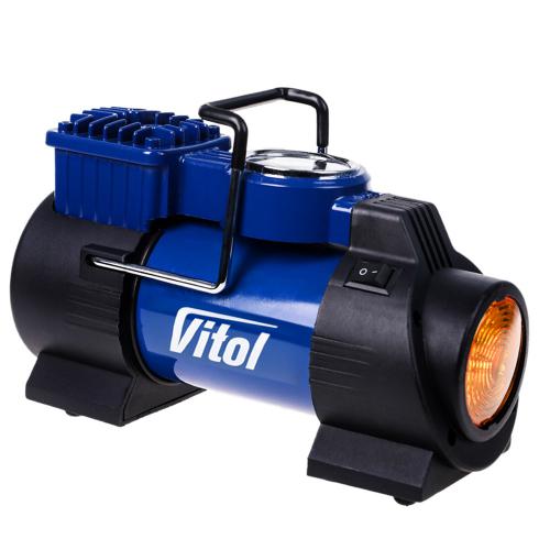 Компрессор автомобильный "ViTOL" K-60 150psi/15Amp/40л/