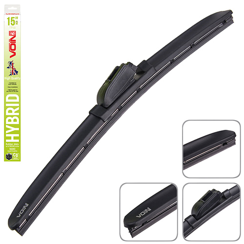 Щетки стеклоочистителя гибридные VOIN 15"-380мм (TPX6M-15") HIBRID (VH-15380)