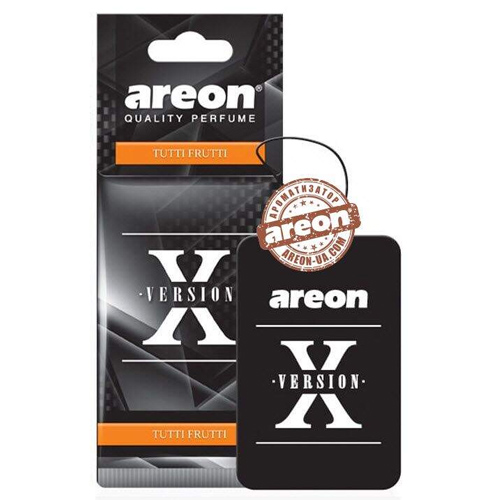 Освіжувач повітря AREON Х-Vervision лист з тестером Tutti Frutti (AXV07)