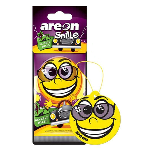 Освежитель воздуха AREON сухой листик Smile Dry Beverly Hills (ASD25)