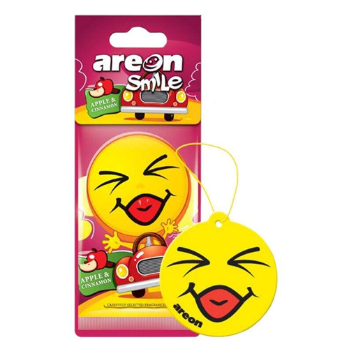 Освежитель воздуха AREON сухой листик Smile Dry Apple & Cinnamon (ASD24)