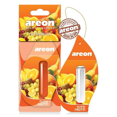Освежитель воздуха жидкий листик AREON "LIQUID" Tutti Frutti 5ml (LR16)