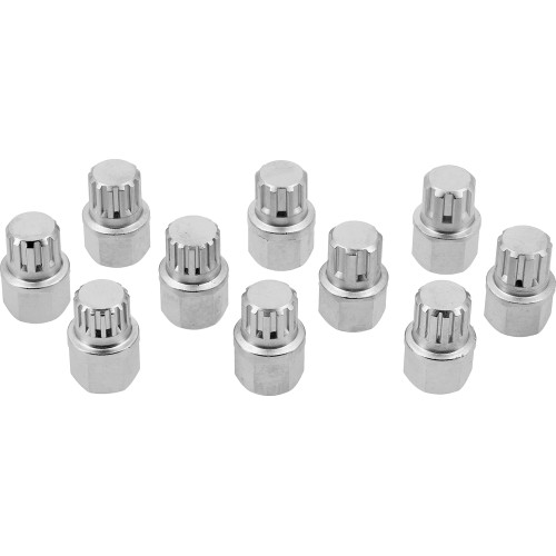 Головки до секретних гвинтів колісних дисків BMW YATO з квадратом-1/2", компл. 10шт YT-060392
