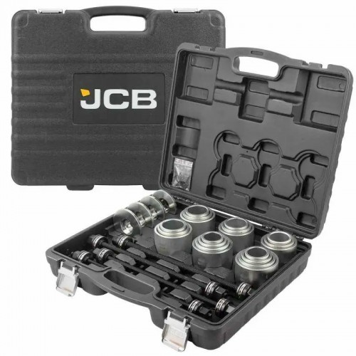 набор инструментов для замены сайлентблоков, втулок и подшипников JCB Tools 28 ед. JCB-933T3