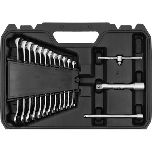 Набор инструментов комбинированный YATO с квадратами 1/4", 1/2" – 41 шт. YT-38742