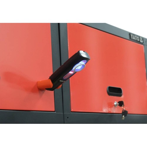 Фонарь ультрафиолетовый YATO; Li-Ion аккумулятор 3,7V 2600 mAH, 5 Вт, 390-405 nm YT-08500