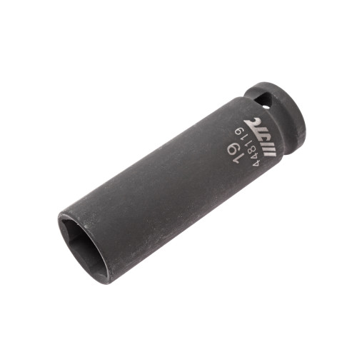 Головка ударна глибока 1/2" 6гр.19мм. L 82мм (тонкостінна) 448119 JTC