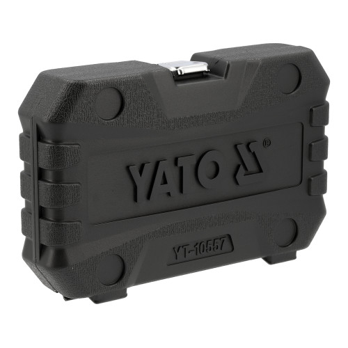 Набір головок ударних 6-гранних подовжених YATO 1/2", М= 10- 27 мм, 10 шт. YT-10557