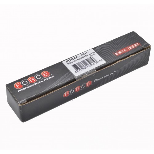 Трещотка 1/4" метал 24зубца L=140мм 802211 FORCE