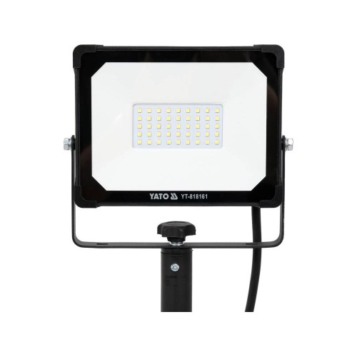Прожектор с SMD YATO: 30 Вт, 230 В,2850 Lm, на штативе h=0.6-1.22 м, кабель- 2м YT-818161