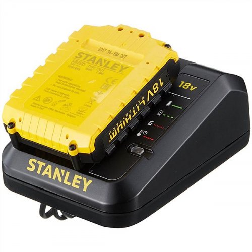 Аккумуляторный ударный гайковерт STANLEY 160 Нм, 18V 2 батареи Li-Ion 2 Ач, 18 В SBI201D2K