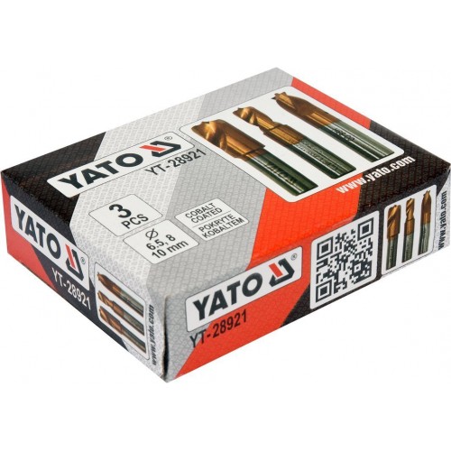 Набор сверл для точечной сварки (6.5, 8, 10мм) YATO YT-28921
