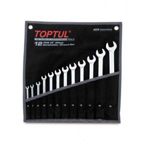 Набор ключей комбинированных 12 шт. 6-22 "Hi-Performance" TOPTUL GPAX1202
