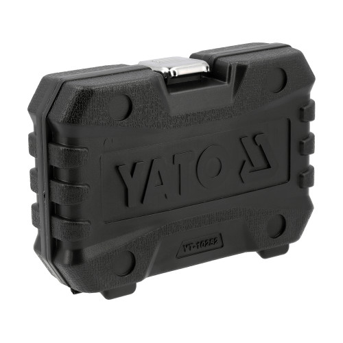 Набір головок торцевих ударних YATO 6-гранних 1/2", M10- M27 мм. 10 шт. YT-10252