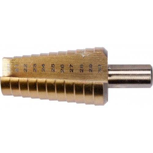 Сверло по металлу ступенчатое HSS 4241 20-30 мм YATO YT-44747