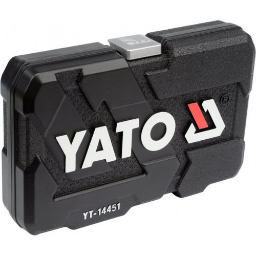 Наборы торцевых головок 1/4" 23 предмета YATO YT-14451