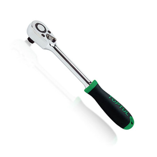 Трещотка 1/2" 72 зубца с резиновой ручкой TOPTUL CJRM1626